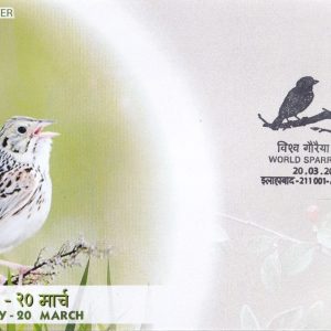 Special Cover and Cancellation on World Sparrow Day