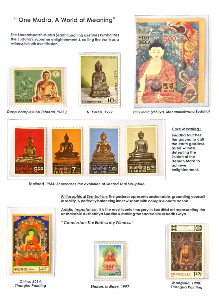 PhilaUtsav 2026 exhibit PUR12: "ONE MUDRA, A World Of Meaning." by Smriti Rana