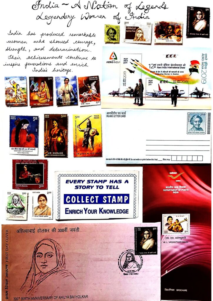 PhilaUtsav 2026 exhibit PUY04: Legendary Women of India by Siddhatri Kumari Chandel